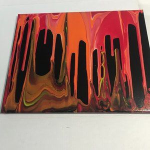 The Phoenix Collection- 'Shimmer.' Drip Pour Piece